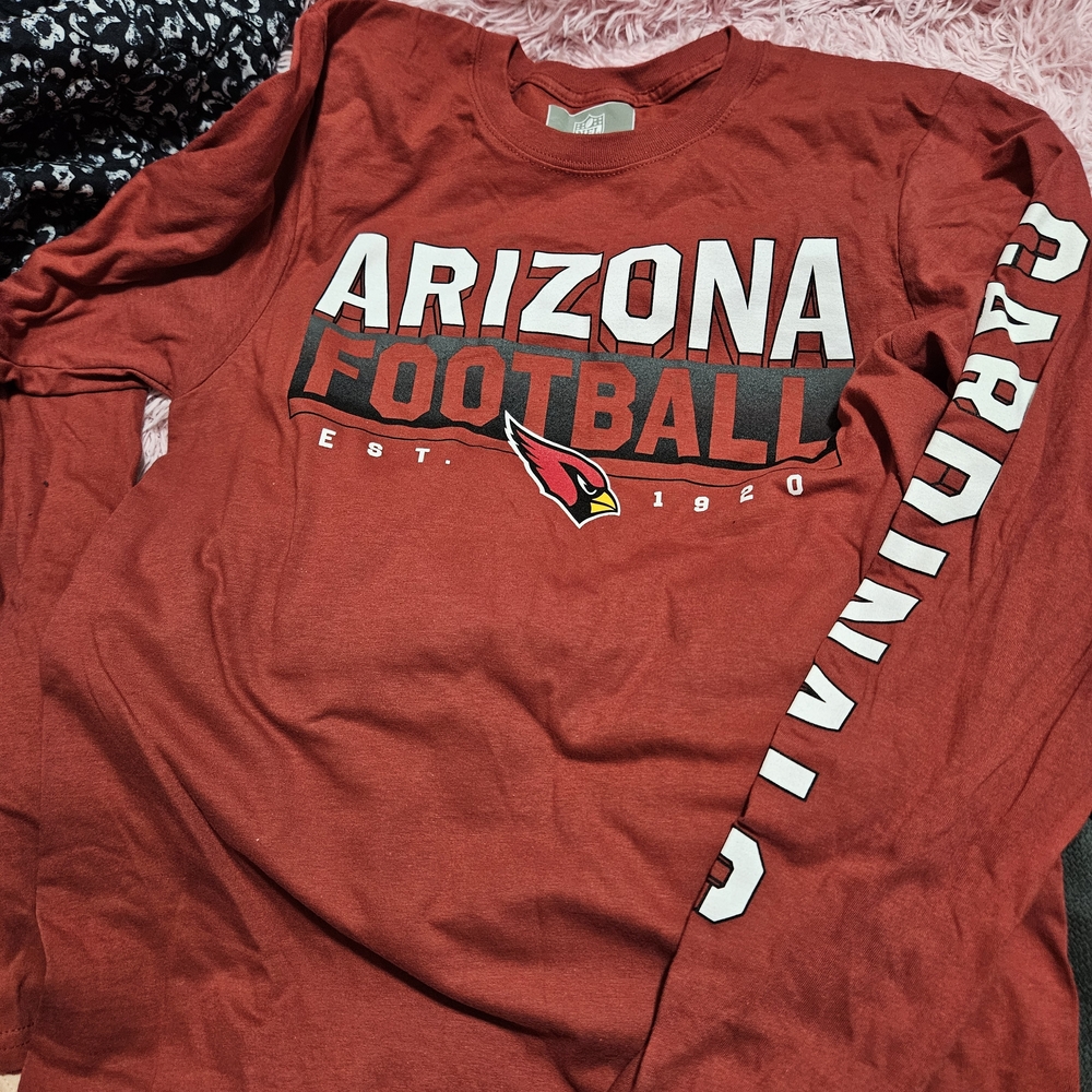 NFL Arizona Cardinals Red Long Sleeve Tee